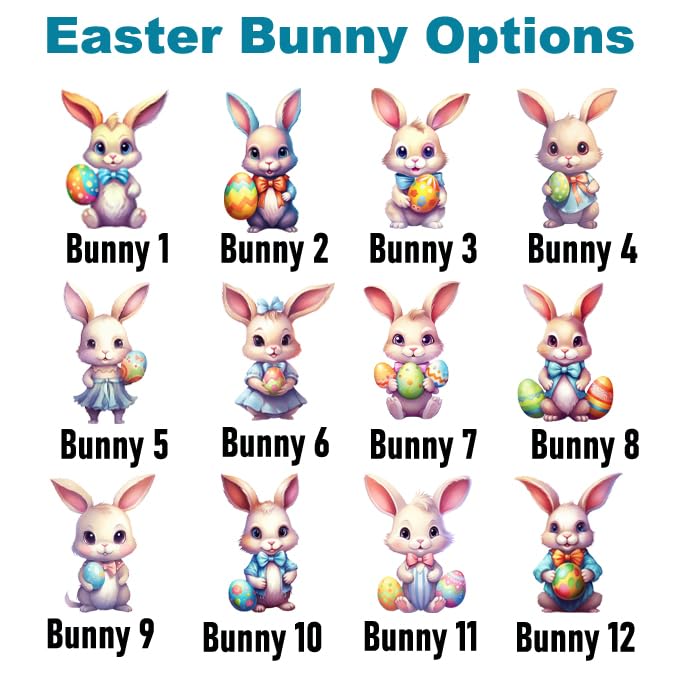 Personalized Easter Bunny Sign | Easter and Spring Décor for Door or Wall  | Grandma Gift |