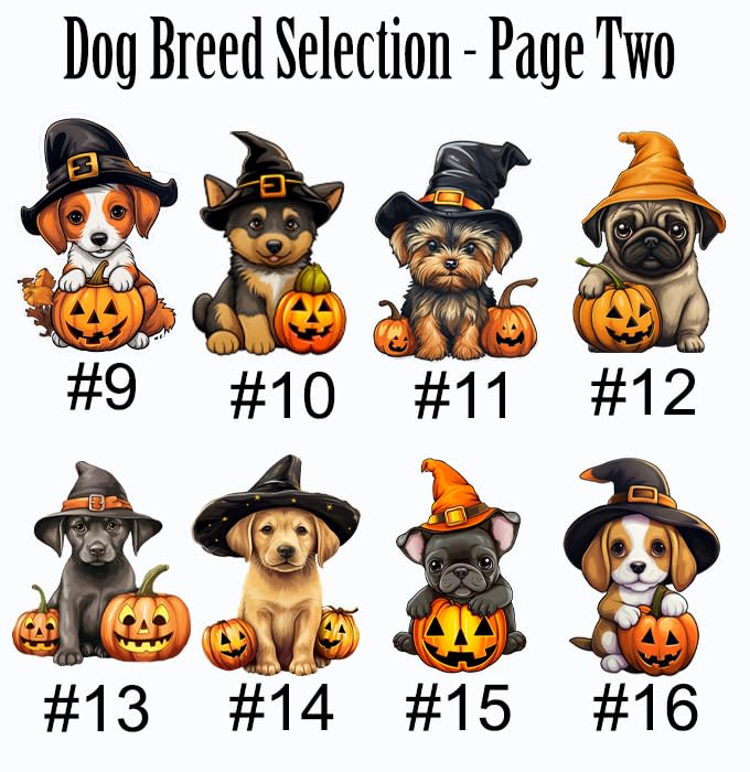 Halloween Dog Sign - Personalized Spooky Cute Fall Decor