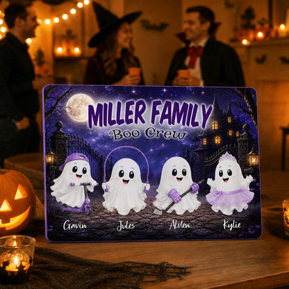 Spooky Cute Fall Decor - Grandma's Boo Crew Personalized Sign