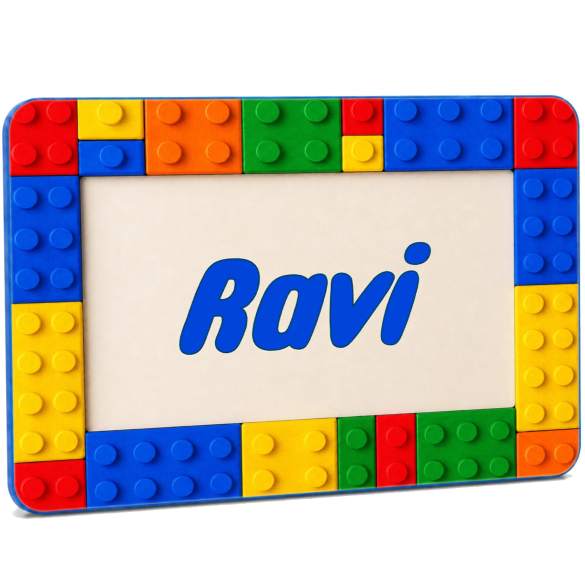 Building Block Bedroom Decor Kids Personalized Name Sign