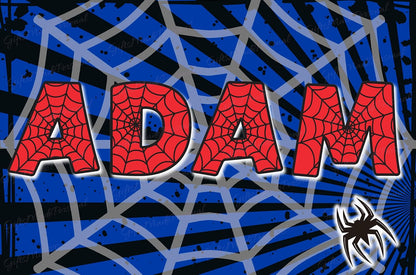 Custom Spider Superhero Sign for Kid's Door or Wall | Personalized Children’s Bedroom Decor | Superhero Décor |