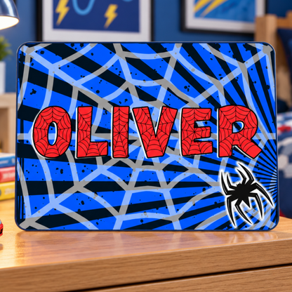 Personalized Superhero Sign - Custom Spider Web Name