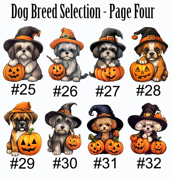 Halloween Dog Sign - Personalized Spooky Cute Fall Decor