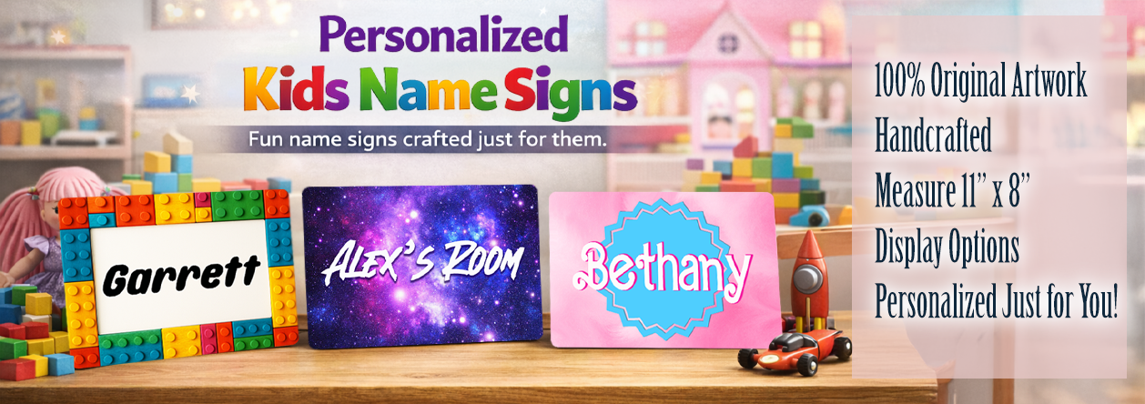 Personalized Kids Sign Banner